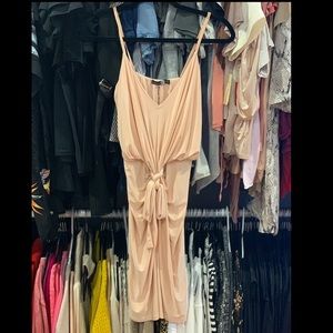 Pink Dress with Knot Detail